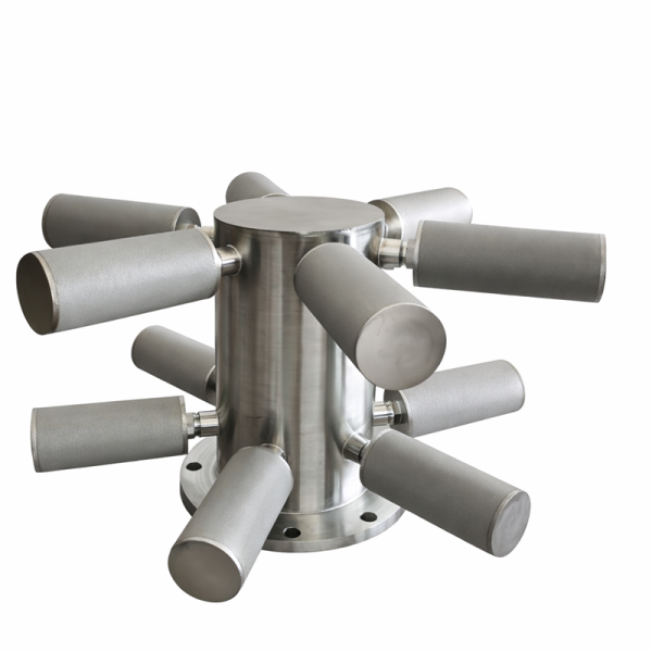 Sintered Metal Spargers for Bioreactor Aeration and Industrial Ozone Mass Transfer