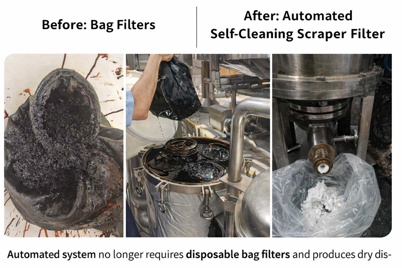 Automatic Dry Sludge Discharge Filter for Soy Sauce Production