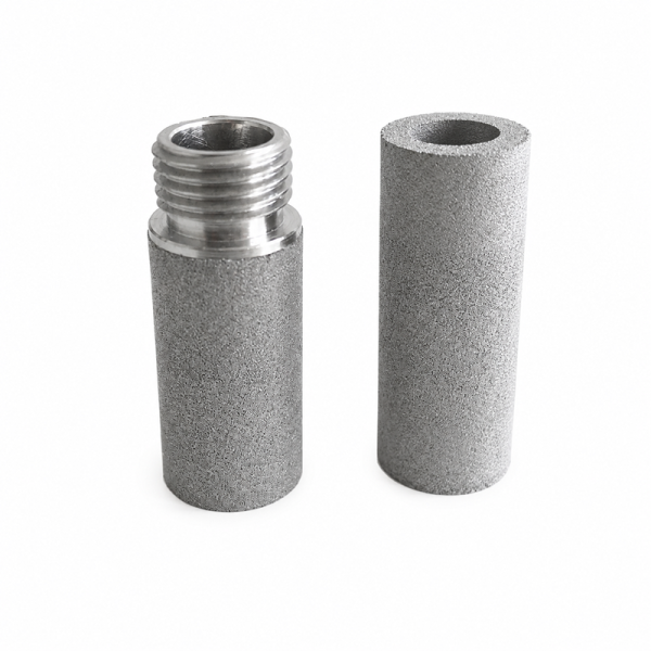 Sintered Porous Metal Filter Cups in Stainless Steel and Titanium for Industrial Flow Control
