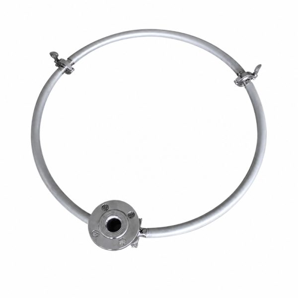 Large-Diameter Sintered Metal Sparger Ring for Industrial Reactor Gas Distribution and Aeration