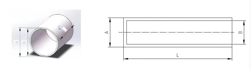 Porous Metal Cups Dimension Drawing